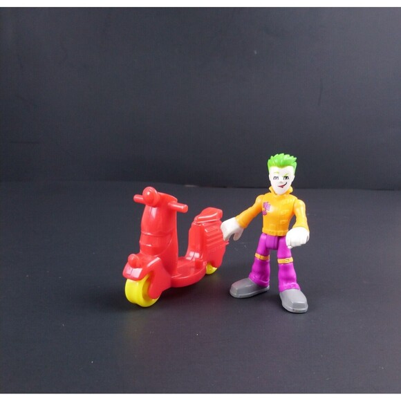 Imaginext DC Super Friends Batman Joker Laugh Factory Action Figure With Scooter - Picture 1 of 10